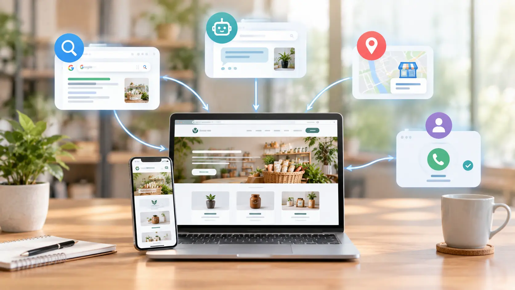 SEO and AI Visibility for small business websites in 2026 across search engines and AI assistants
